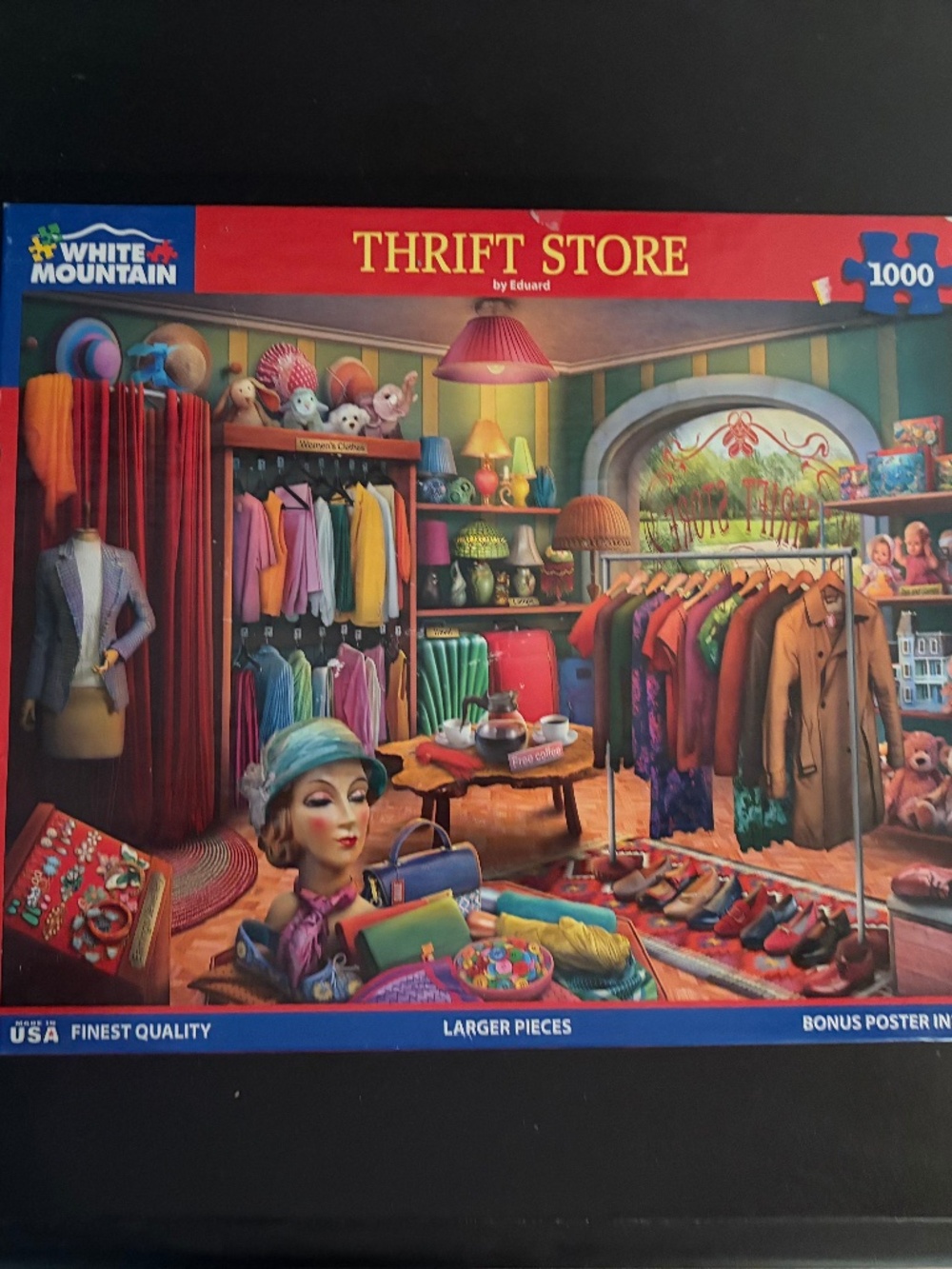White Mountain Thrift Store Puzzle 1000 piece